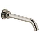 0.35 gpm 1 Hole Wall Mount Institutional Sink Faucet in Brushed Nickel
