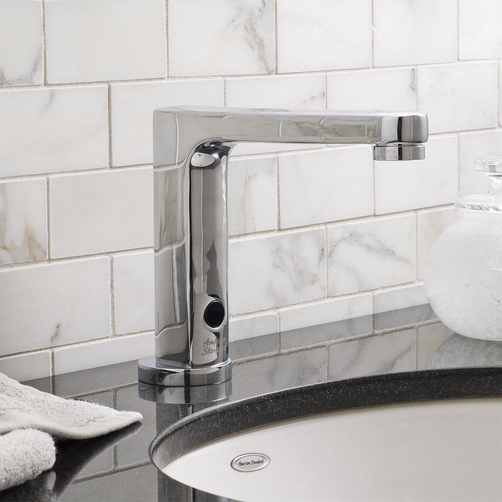 American Standard Polished Chrome Sensor Bathroom Sink Faucet 