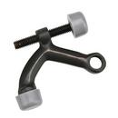 Emtek Products Flat Black Brass Rubber Hinge Pin Door Stop 