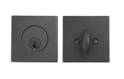 Single Cycle Door Lock in Flat Black