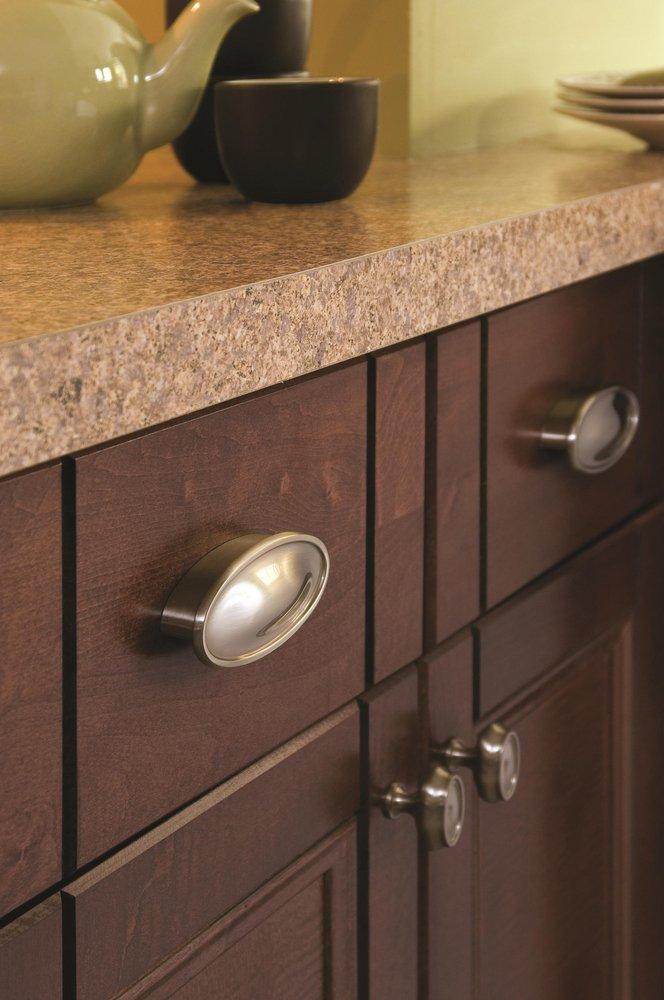 Amerock Satin Nickel 1-1/2 DIA  KNOB SN *MANOR 