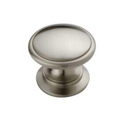 1-1/4 in. Round Cabinet Knob in Satin Nickel