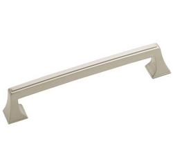 6-5/16 in. Center-to-Center Cabinet Pull in Satin Nickel