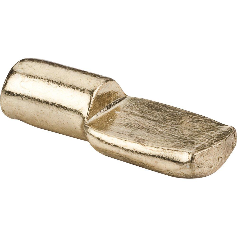 Hardware Resources Polished Brass Shelf Support Spoon 