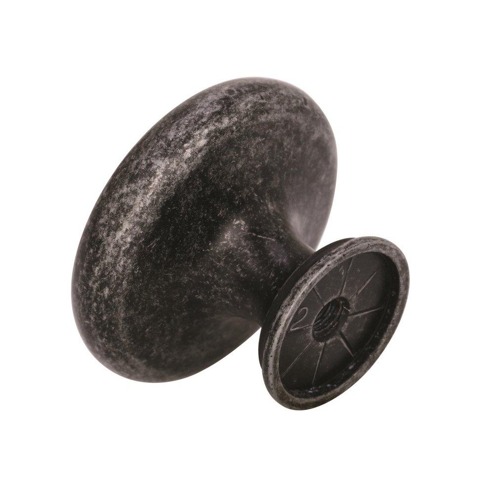 Amerock Wrought Iron Dark 1-5/16 DIA CAB KNOB WIDR 