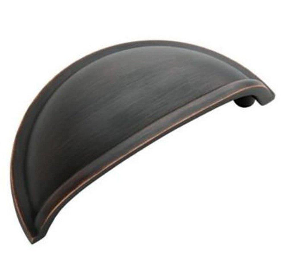 Amerock Oil Rubbed Bronze 3 in. Center-to-Center Cup Pull 