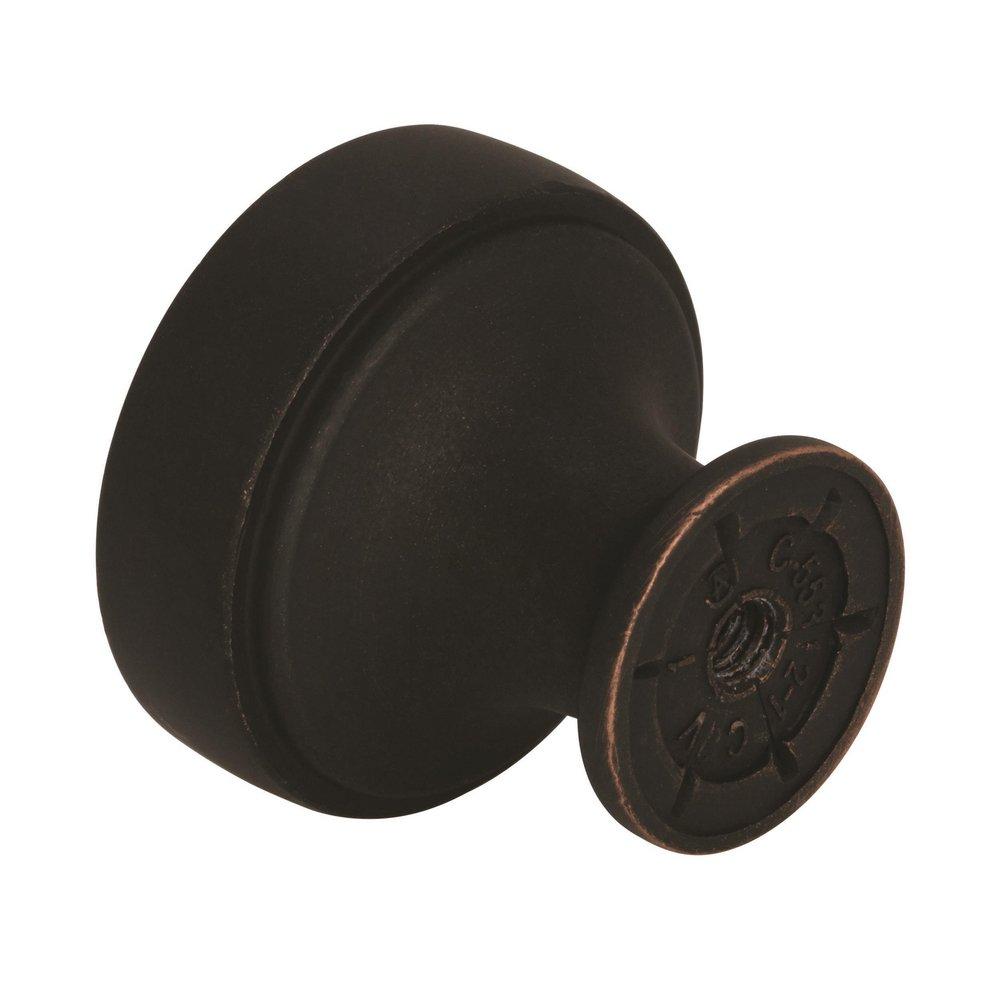 Amerock Dark Oiled Bronze 1-3/16 DIA KNOB DOBO 