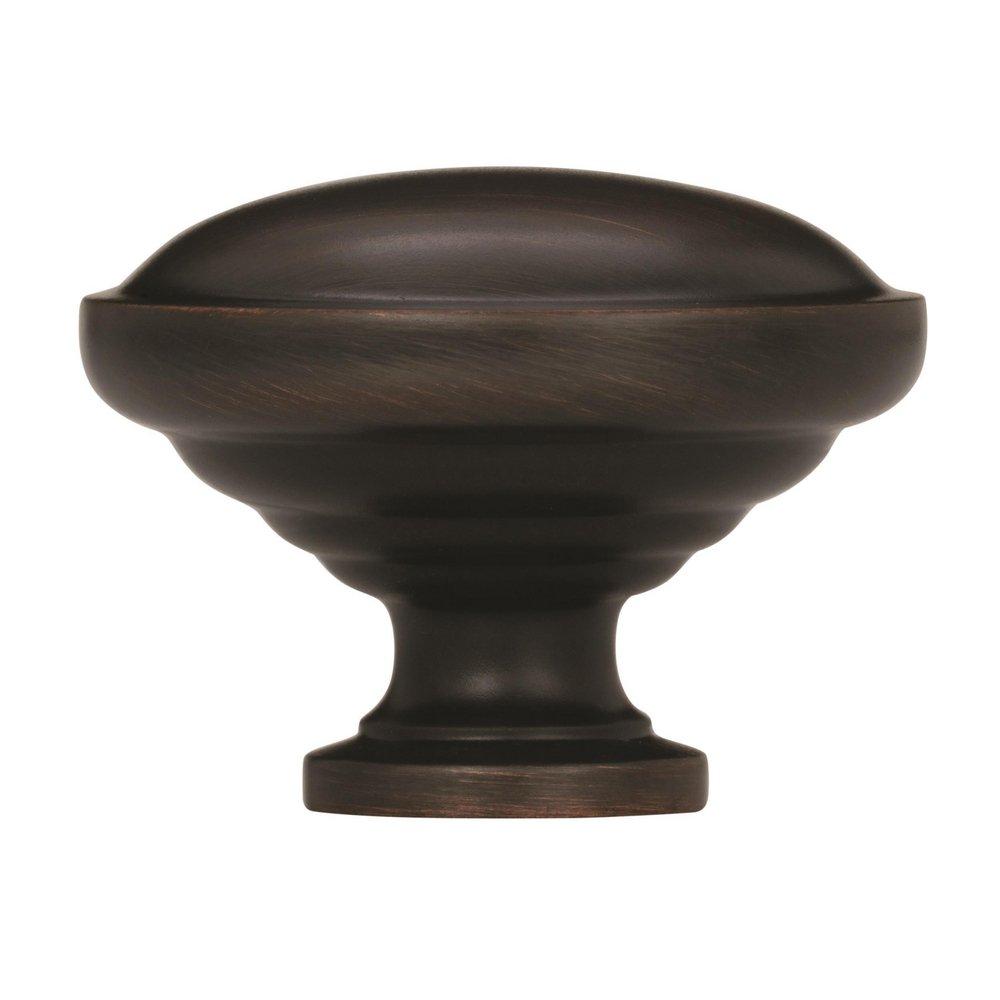 Amerock Oil Rubbed Bronze 1-1/4 DIA KNOB ORBR *ALLISON VALUE 