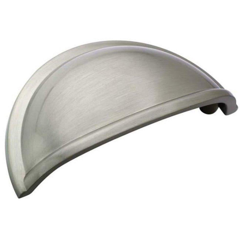 Amerock Satin Nickel 3 in. Center-to-Center Cup Pull 