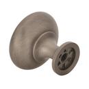 Amerock Antique Silver 1-1/4 DIA KNOB ANSI *ALLISON VALUE 