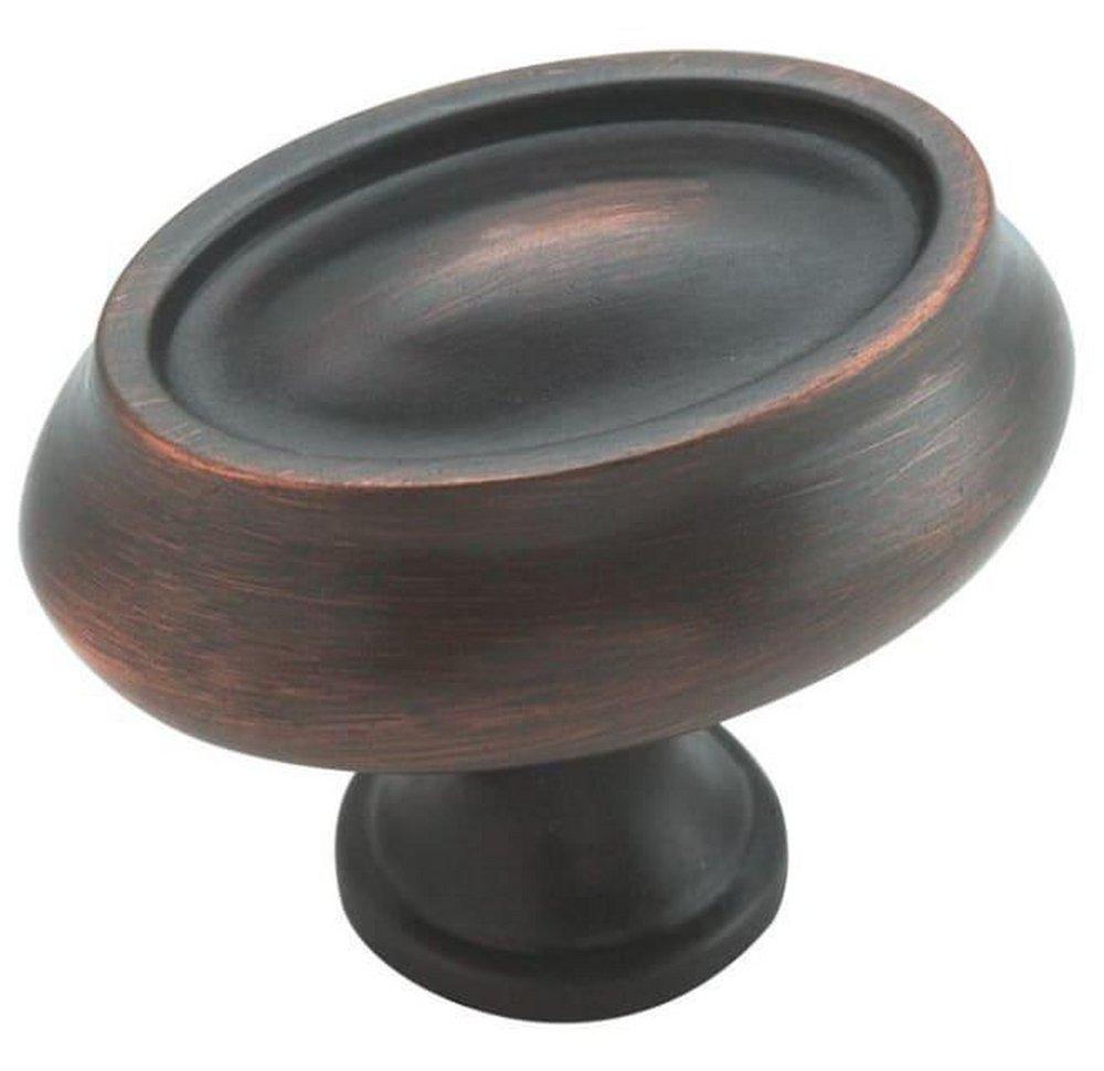 Amerock Oil Rubbed Bronze 1 in. Knob 