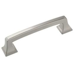 3-3/4 in. Center-to-Center Cabinet Pull in Satin Nickel