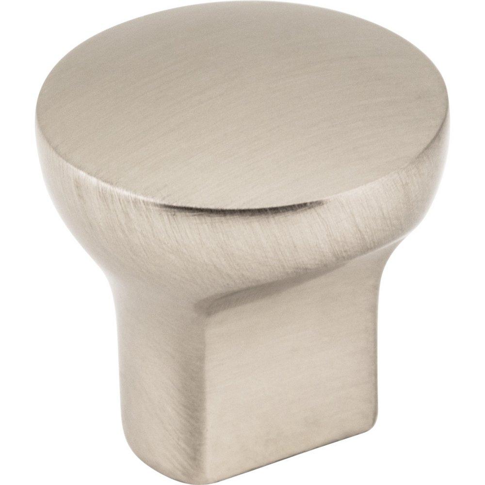 Elements Satin Nickel Cabinet Knob Handle with Screw 