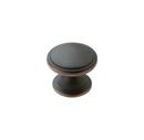 1-1/4 in. Round Cabinet Knob in Oil Rubbed Bronze