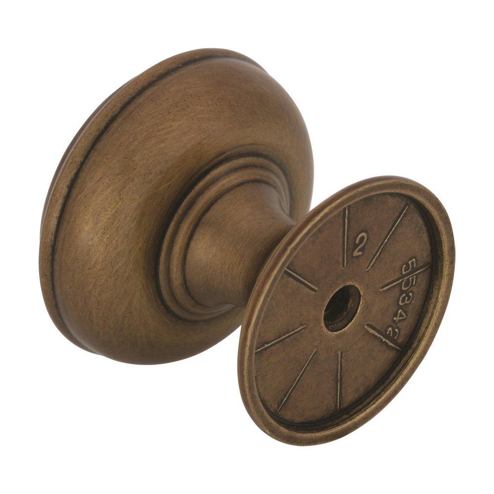 Amerock Gilded Bronze 1-1/4 DIA KNOB GIBR *REVITALIZE 