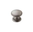 1-1/4 in. Round Cabinet Knob in Antique Silver