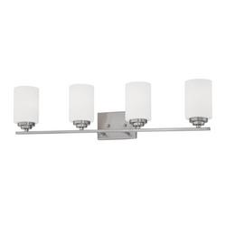4-Light Vanity Fixture in Satin Nickel