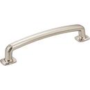Jeffrey Alexander Satin Nickel 5-7/8 in. Forged Look Flat Bottom Pull 