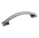 3-3/4 in. Center-to-Center Cabinet Pull in Antique Silver