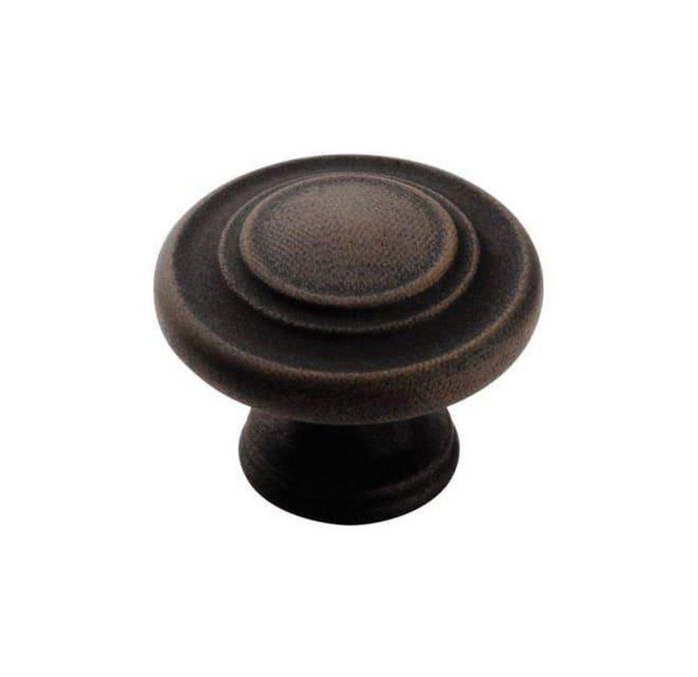 Amerock Antique Rust 1-5/16 in. Knob 