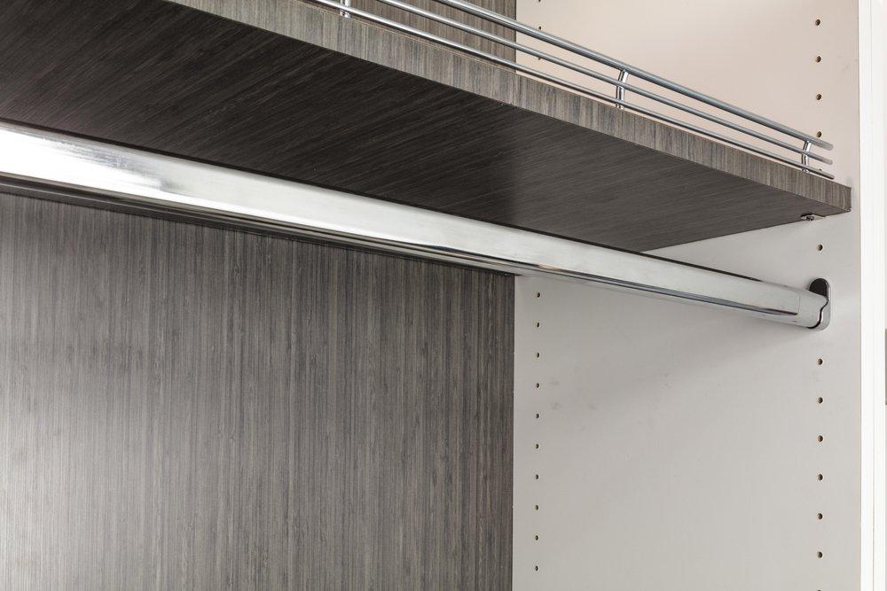 Hardware Resources Polished Chrome 12 ft. Closet Rod 