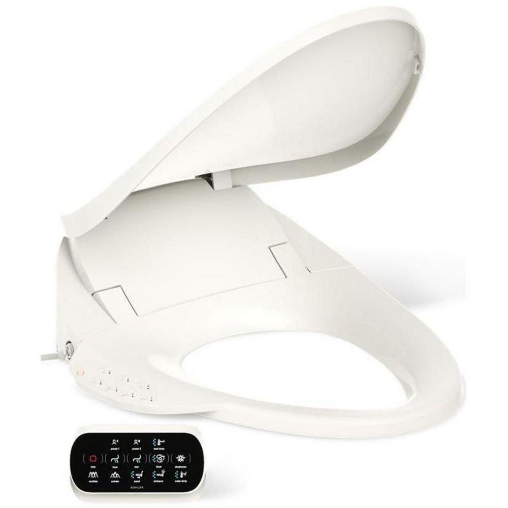 KOHLER Biscuit Elongated Closed Front Bidet Seat with Cover 