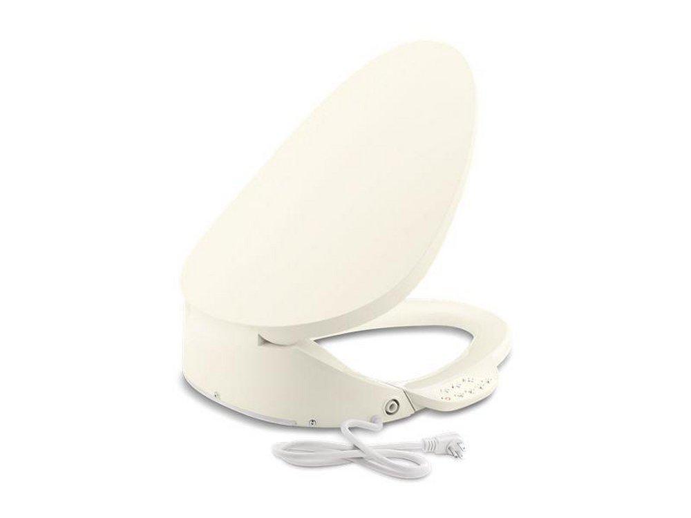 KOHLER Biscuit Elongated Closed Front Bidet Seat with Cover 