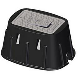 24 x 18 in. Plastic Meter Box with Cast Iron Ring (Less Lid)