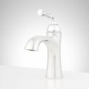 Single Handle Monoblock Bathroom Sink Faucet in Polished Chrome