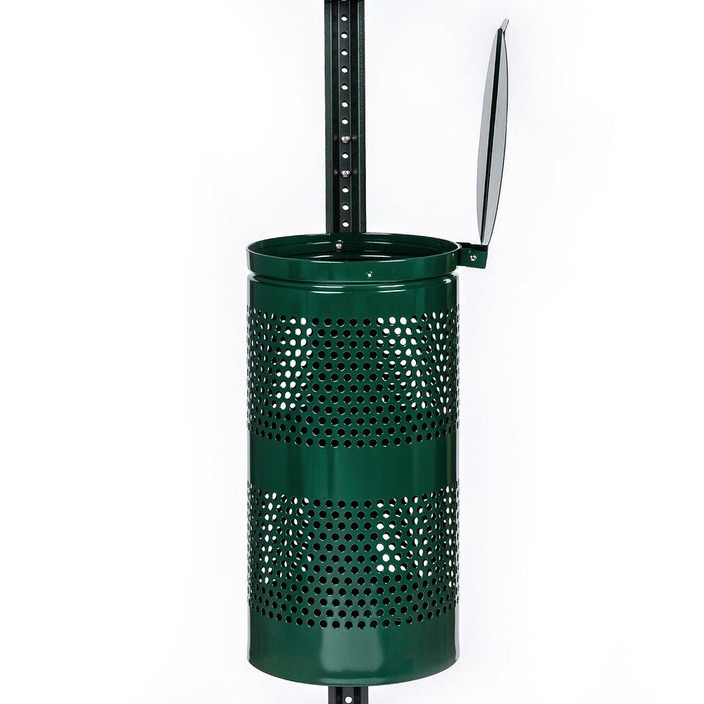 Crown Products Green Poopy Pouch Waste Receptacle with Lid 