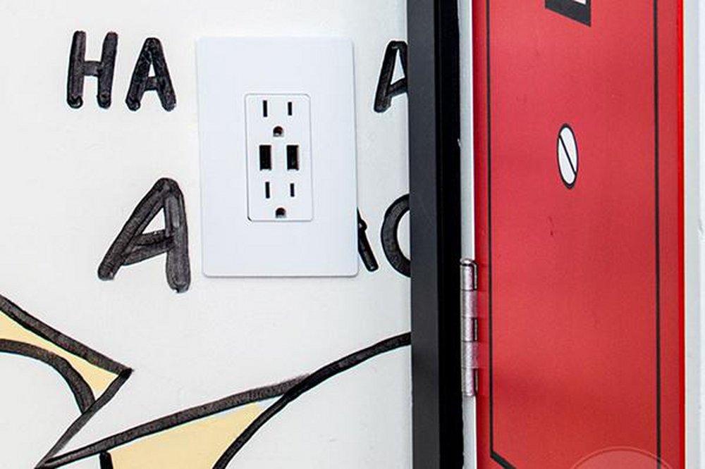 Pass & Seymour White 4-47/50 x 3-3/20 in. Plastic Wall Plate 