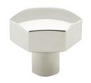 1-1/2 in. Hex Cabinet Knob in Polished Nickel