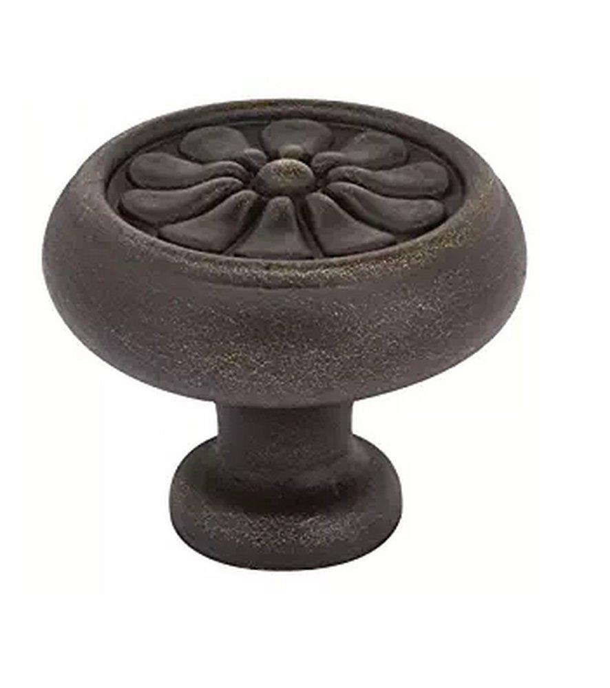 Emtek Products Medium Bronze Patina Cabinet Petal Knob Handle 