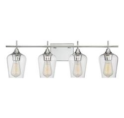 100W 4-Light Vanity Fixture in Polished Chrome