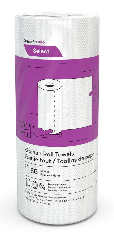 Cascades Tissue Group White Kitchen Roll Towel in White (Case of 30) 