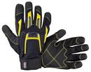 SAS Safety Black Resistant Grip Palm Gloves 