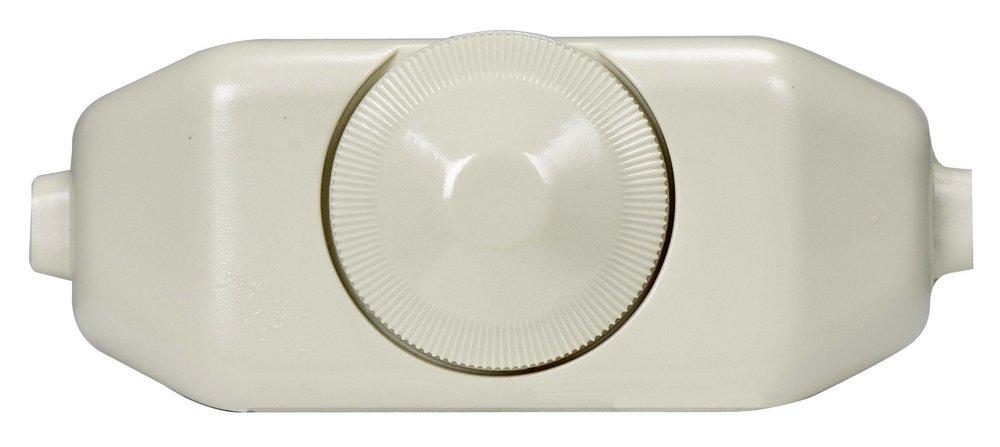 SATCO Ivory Full Range Lamp Cord Rotary Dimmer Switch 