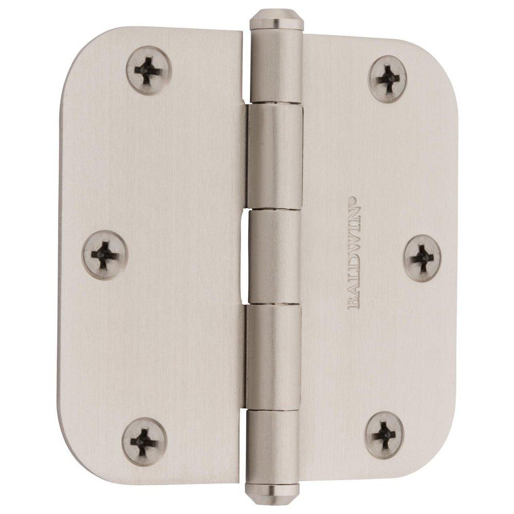 Baldwin Satin Nickel 3-1/2X3-1/2 DR HINGE SN 
