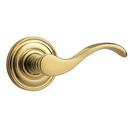 Baldwin Polished Brass PFULL DUMMY LEV LATCH SET PVD PB 