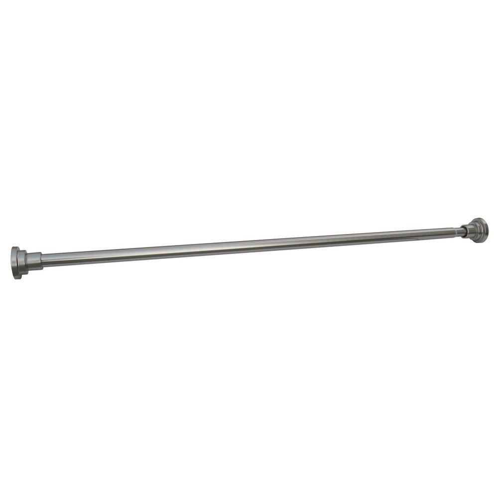Design House Satin Nickel Adjustable Shower Rod 