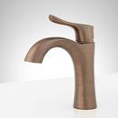 Signature Hardware Oil Rubbed Bronze Single Handle Monoblock Bathroom Sink Faucet with Pop-Up Drain Assembly 