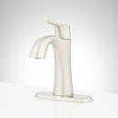 Signature Hardware Chrome Single Handle Monoblock Bathroom Sink Faucet with Pop-Up Drain Assembly 