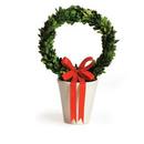 Napa Home and Garden White Flower Pot Wreath 