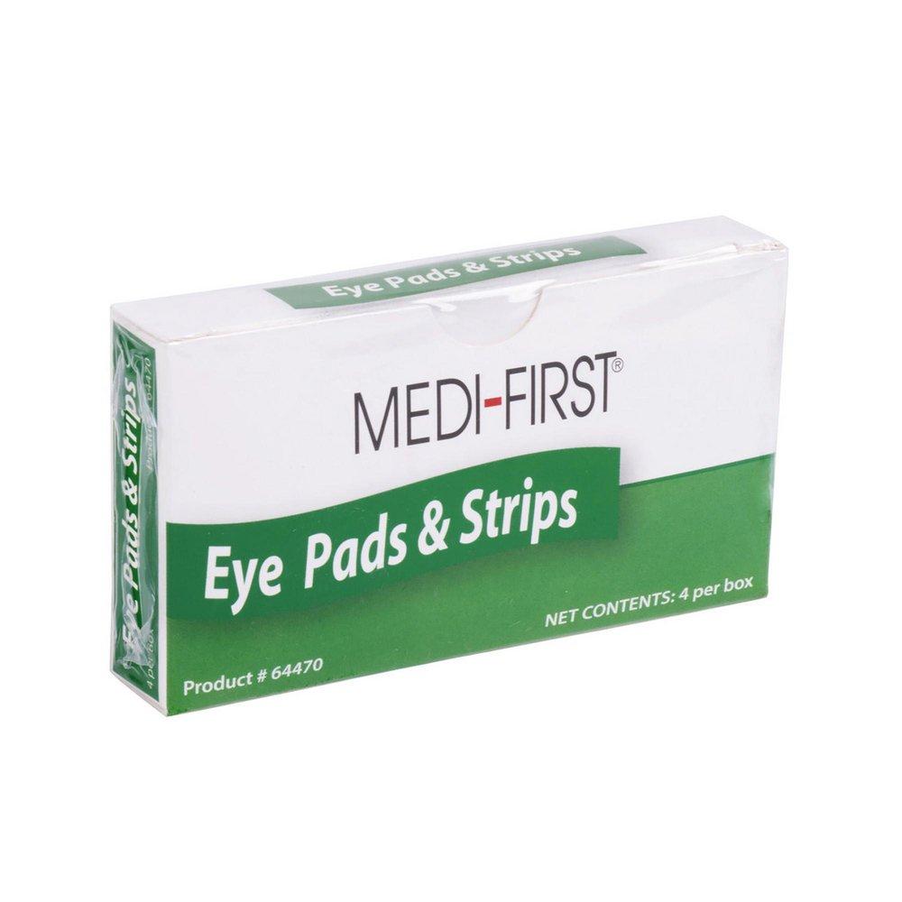 Medique&reg; White 1-5/8 x 2-3/4 in. Eye Pad and Strip in White 