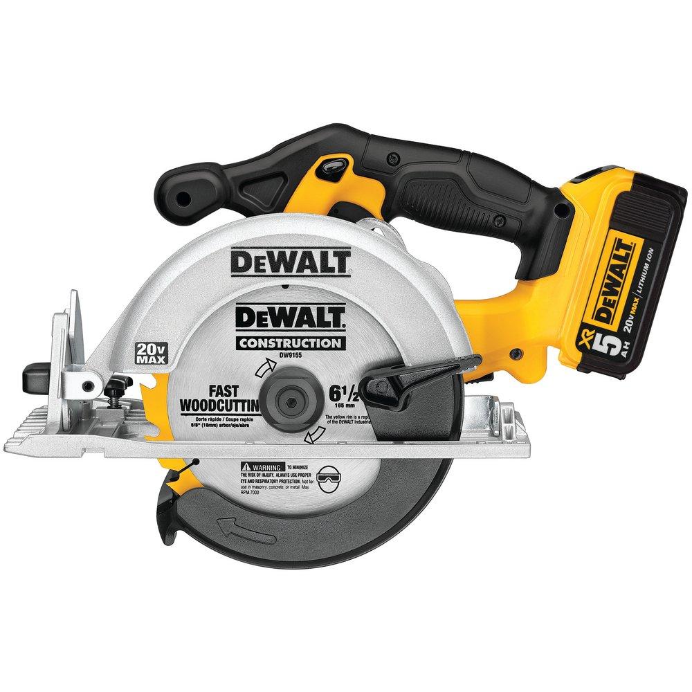 DEWALT Black Lithium-Ion Circular Saw Kit 