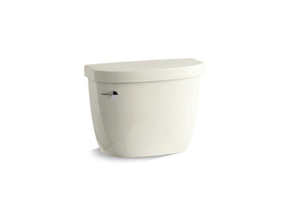 KOHLER Biscuit 1.28 gpf Toilet Tank with Left-Hand Trip Lever 