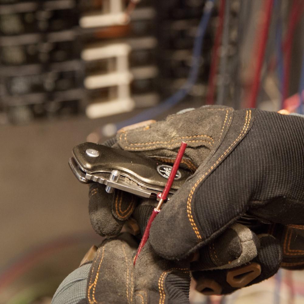 Klein Tools Grey 1-1/4 in. Pocket Knife 