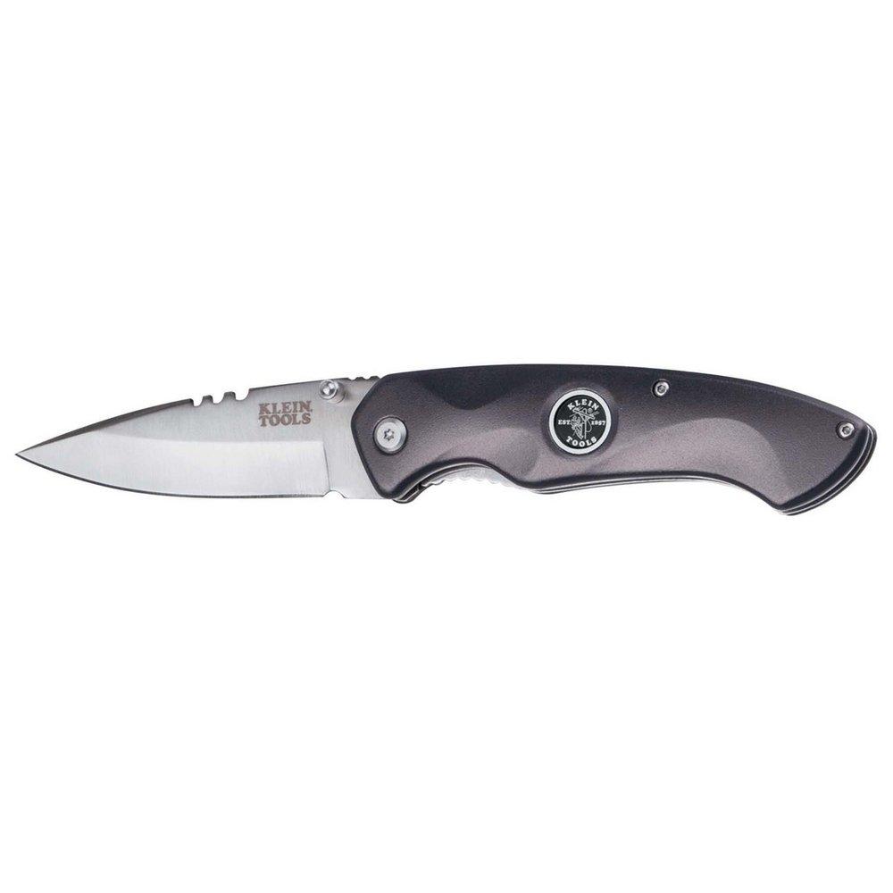 Klein Tools Grey 1-1/4 in. Pocket Knife 