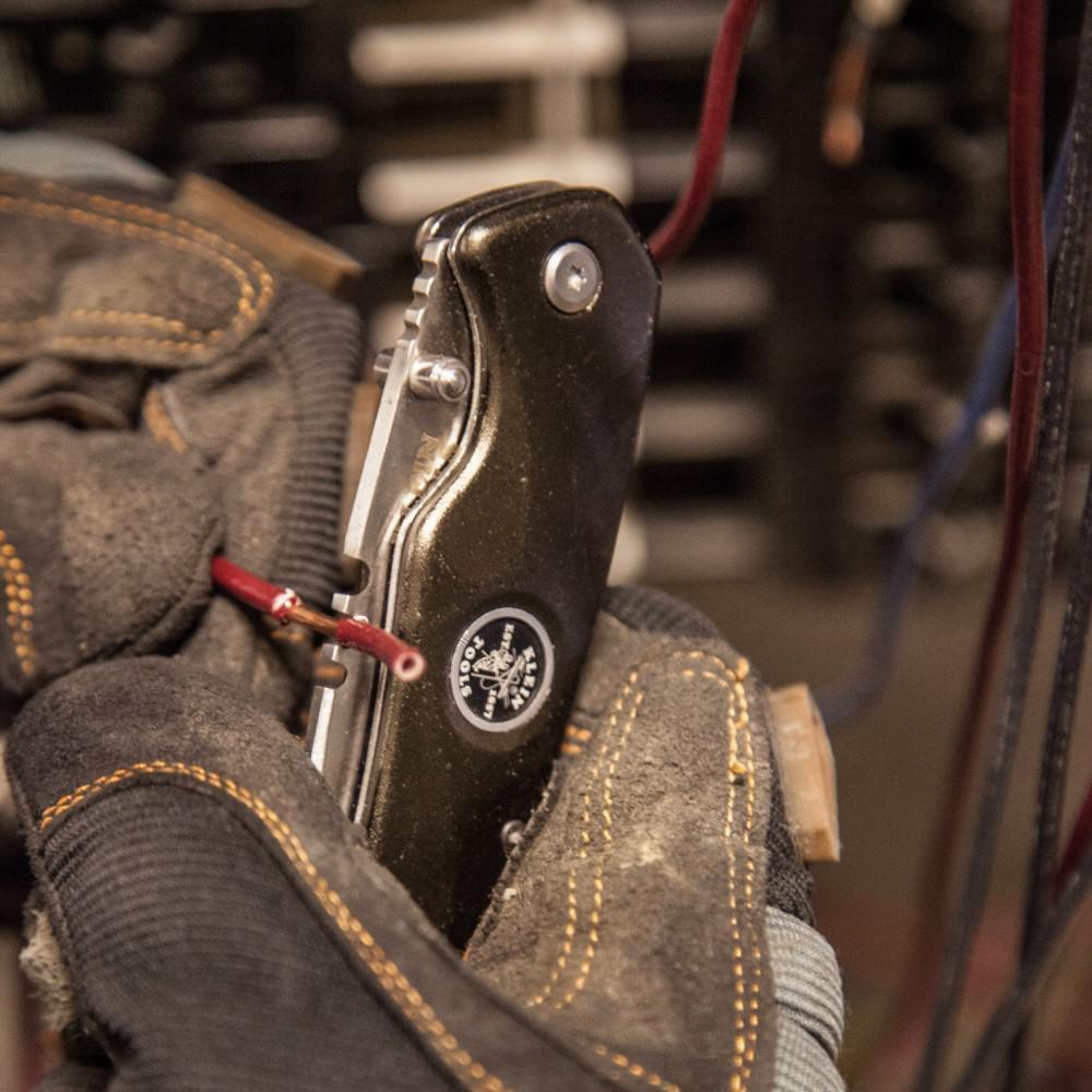 Klein Tools Grey 1-1/4 in. Pocket Knife 