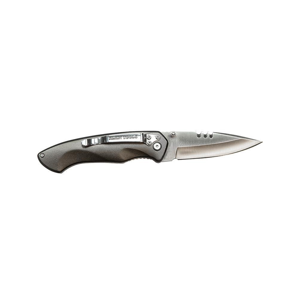 Klein Tools Grey 1-1/4 in. Pocket Knife 